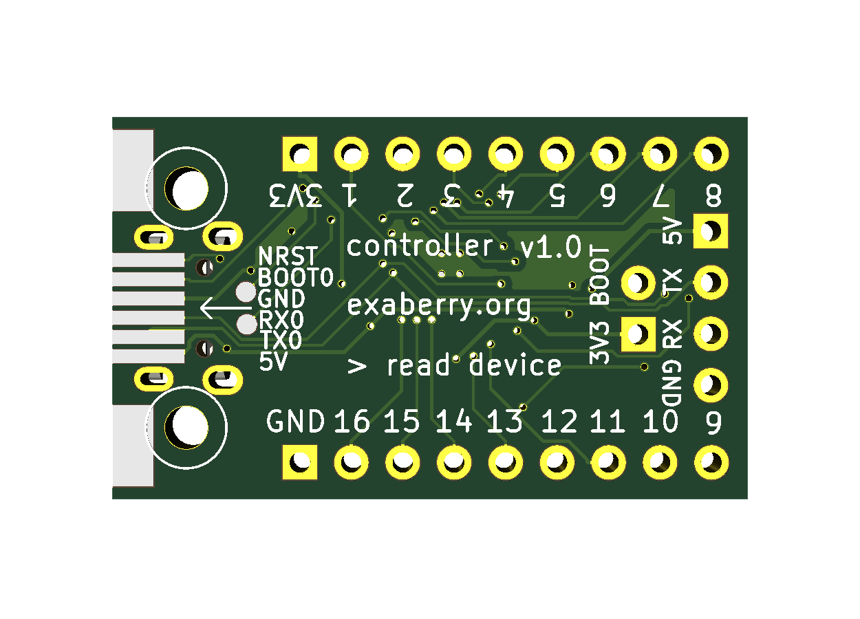 Controller board bottom view