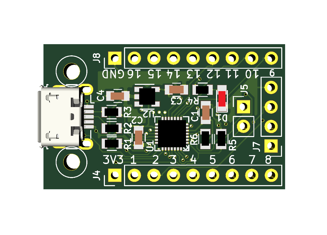 Controller board top view